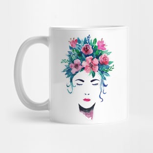 Watercolor Face Mug